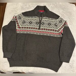Izod 1/4 Zip Men’s Sweater size XLT extra large tall